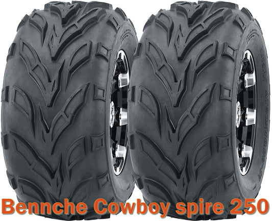 Bennche Cowboy spire 250 ATV front tires set 22x7-10 22x7x10