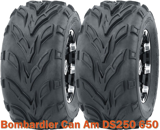 Bombardier Can Am DS250 650 ATV front tires set 22x7-10 22x7x10