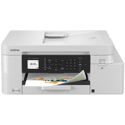 Brother INKvestment 4355 MFC-J4355DW Wireless Color Inkjet All-in-One Printer with 1.8” Color Display and Manual Feed Slot