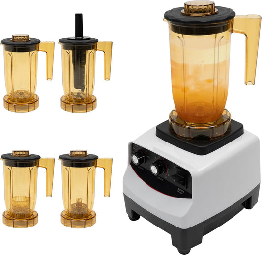 Bubble Tea Machine, 1200ml Multifuction Blender, 10 Gears Adjustable Speed 4 in 1 Tea Brewing Machine?Smoothie Blender for Homes, Milk Tea Shops, Coffee Shops 30000r/min