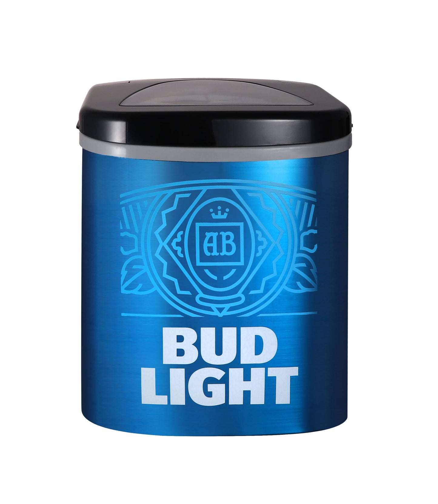 Bud Light ICE121-BULT Stainless Steel Ice Maker, Blue, 26Lbs, Countertop Ice Maker, LED Display