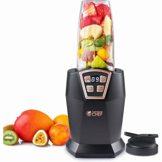 COMMERCIAL CHEF Personal lender with 3 Modes, 6 Stainless Steel des, LED Dispy