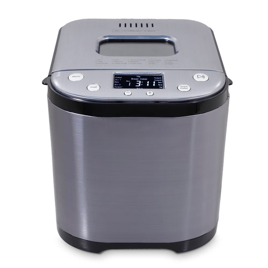 CULINARY CHEF Electric Stainless Steel Bread Making Machine - Black