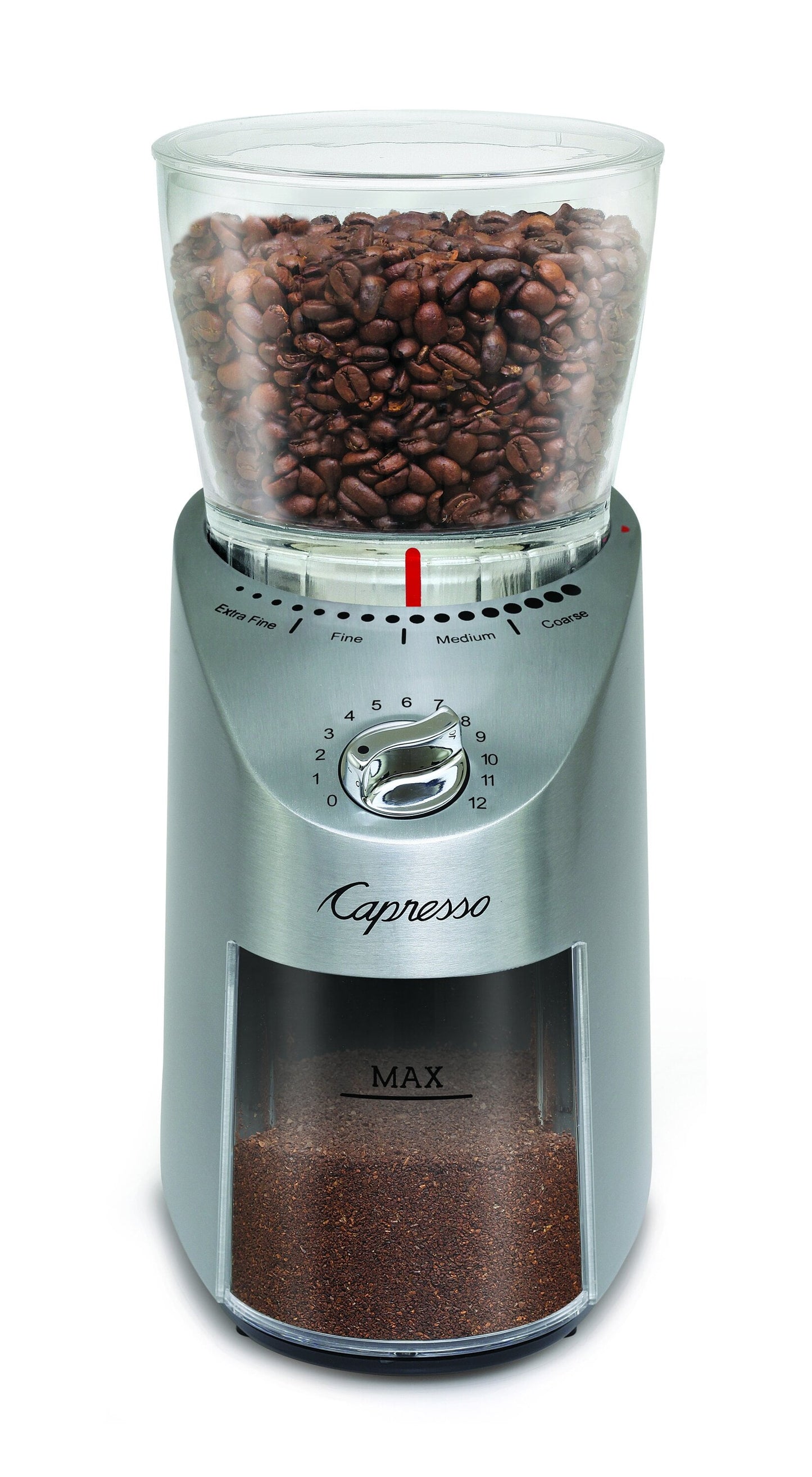 Capresso Electric Stainless Steel Burr Coffee Grinder
