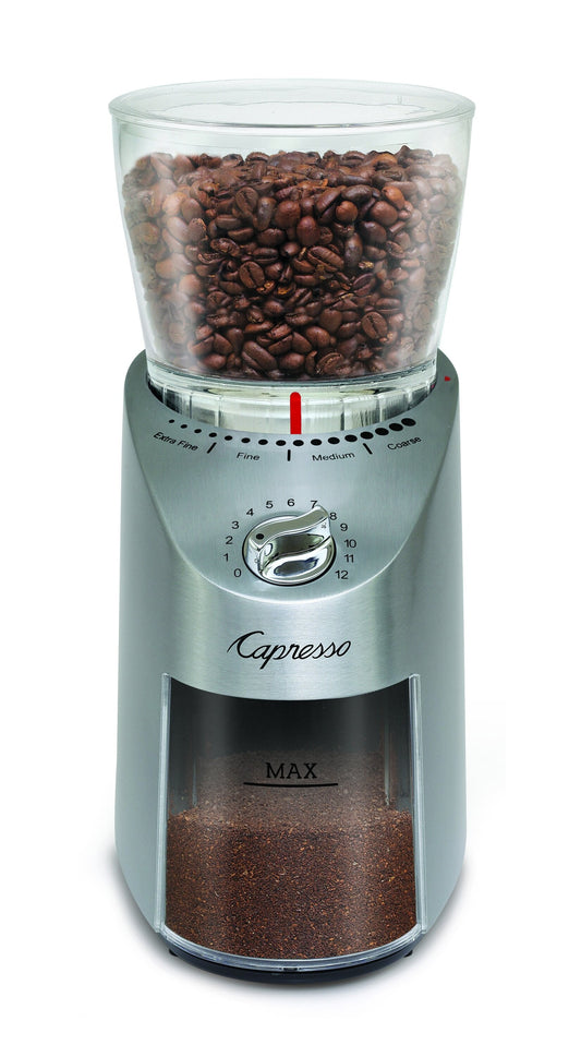 Capresso Electric Stainless Steel Burr Coffee Grinder