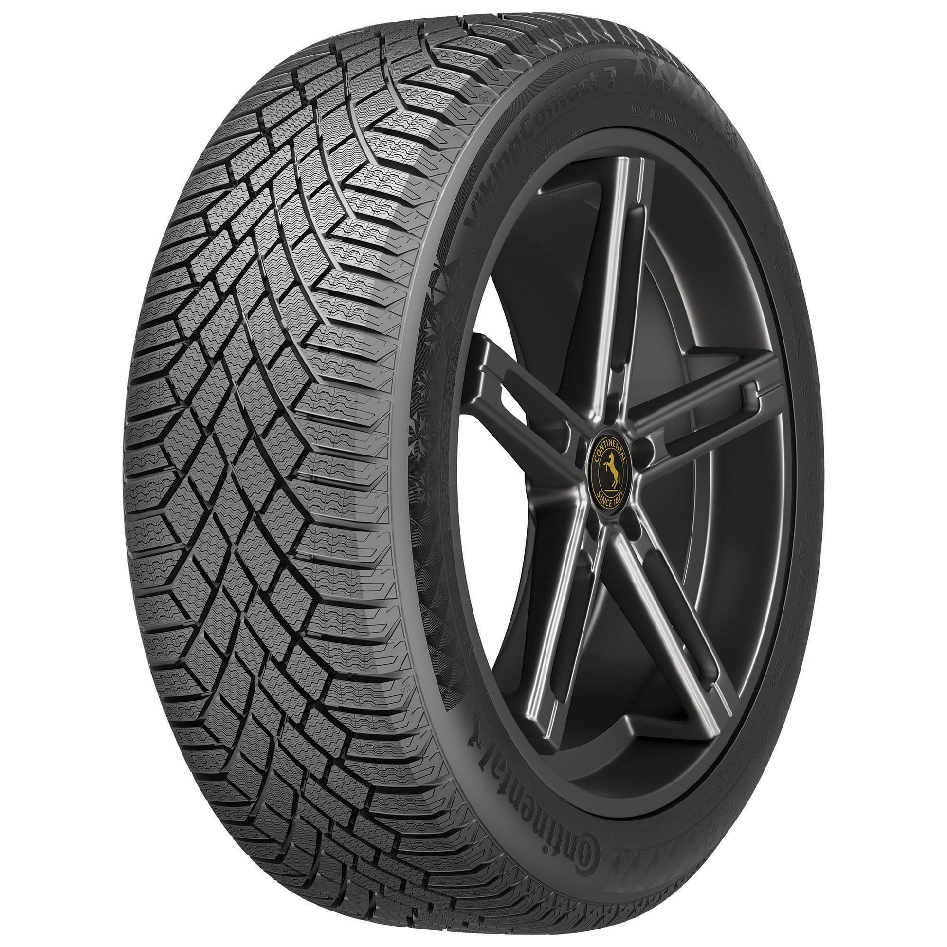 Continental Viking Contact 7 225/70R16XL 107T BW Winter Studless Tire Fits: 2000-01 Jeep Cherokee Classic, 1997-99 Jeep Wrangler Sahara