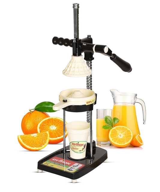Dymon Hand Press Manual Juicer (FIXED MODEL) With Food grade Material, Patened, Cold Press Technology (US-1002) Orange, Pineapple, mosambi, pomegranate, grapefruit, watermelon