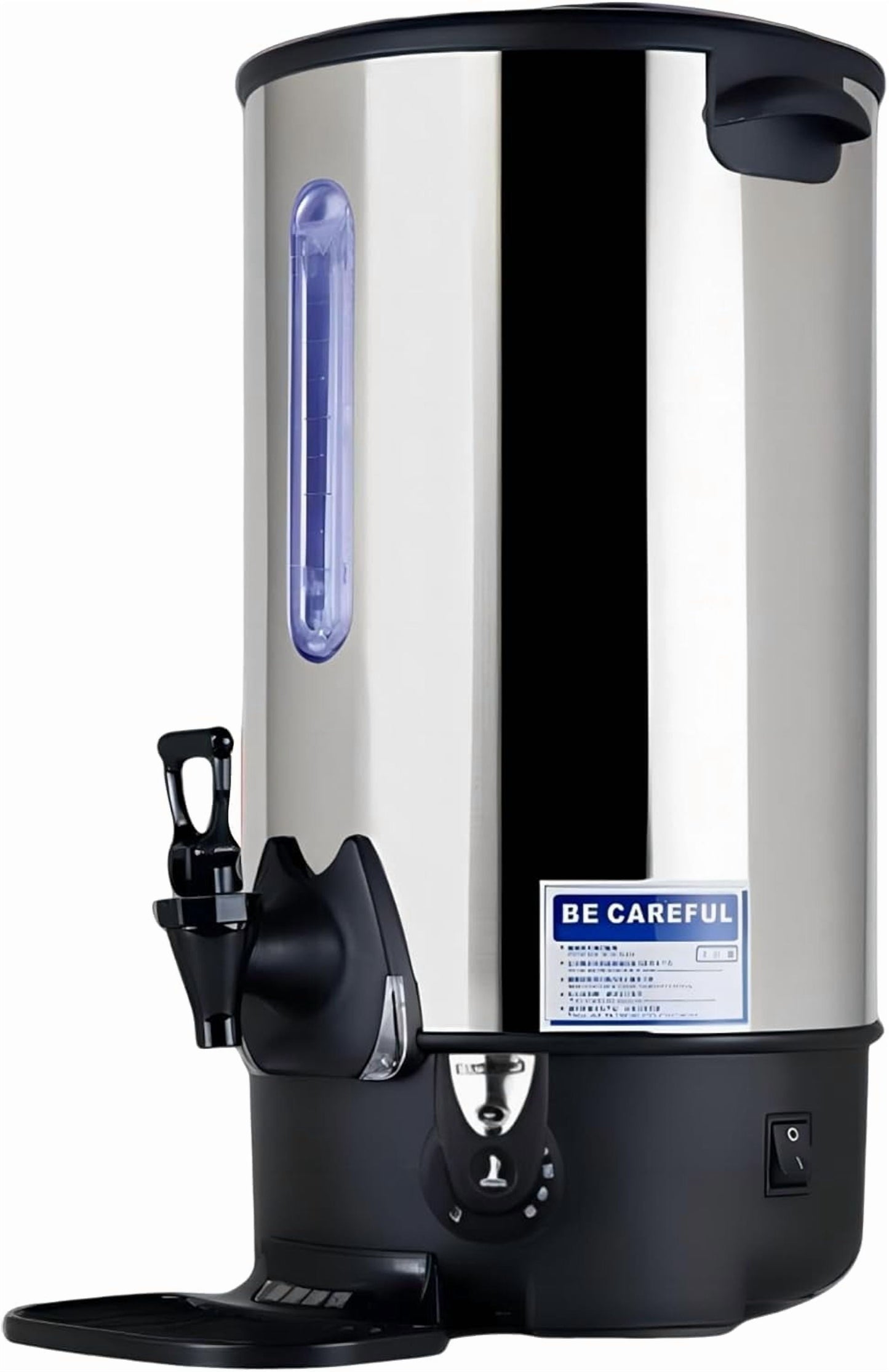 Electric Hot Milk Kettle Warmer Stainless Steel Hot Milk Dispenser Hot Milk Boiler And Warmer with Double Liner Quick-Temp or Boil for Milk Tea Coffee 1500W 8.8 Liter Capacity