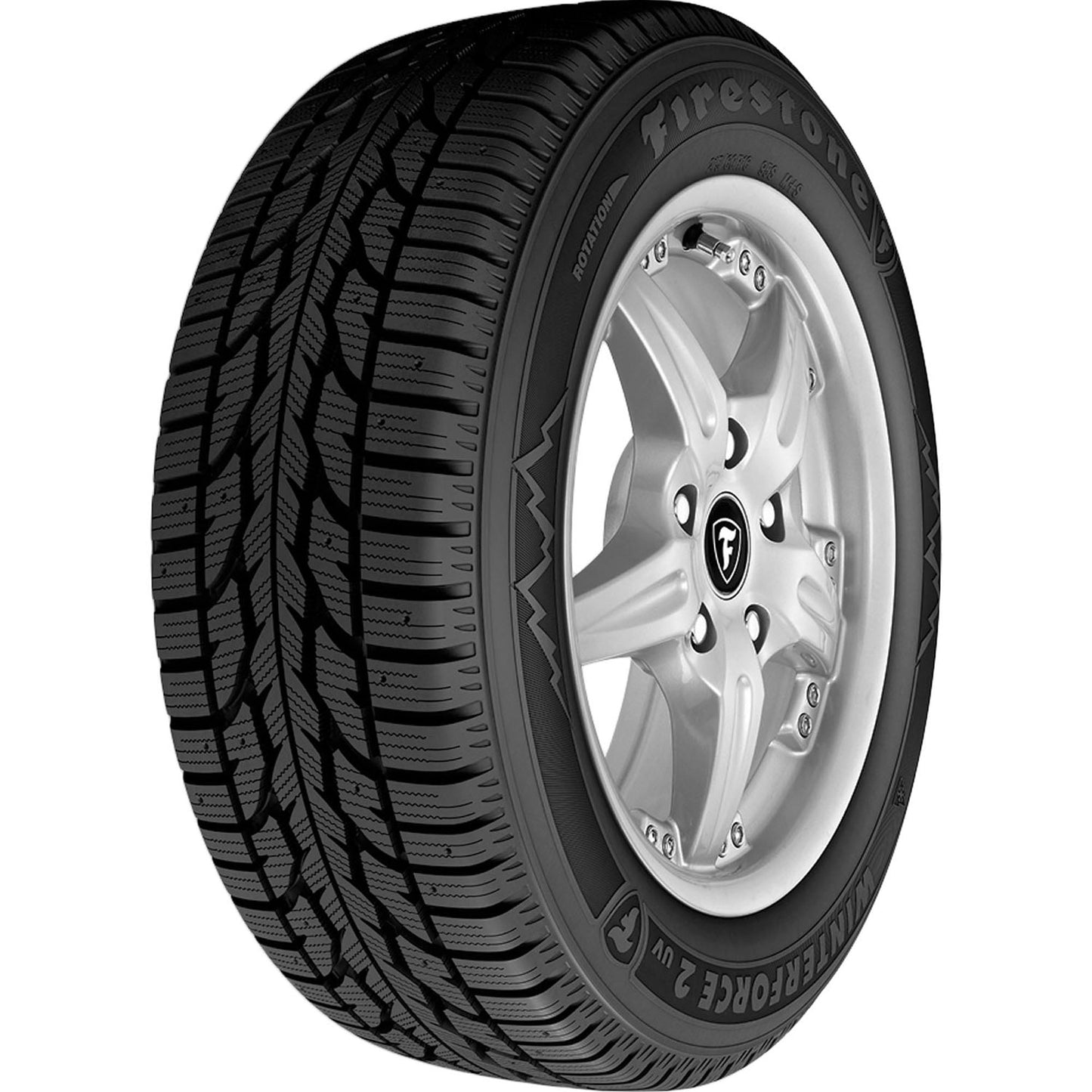 Firestone Winterforce 2 UV Winter P225/75R16 104S Passenger Tire