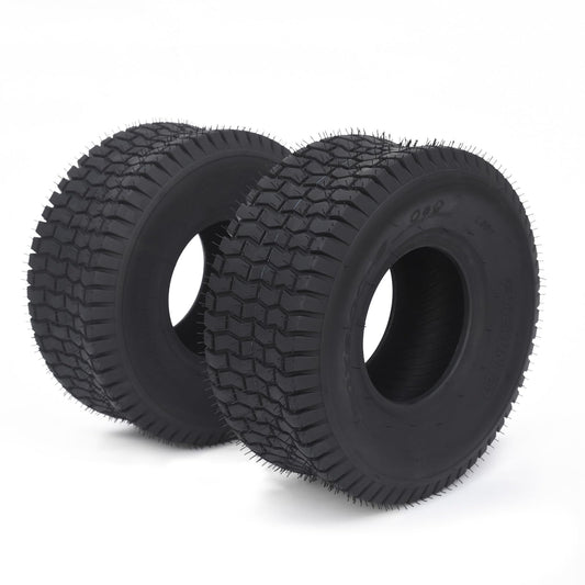 Garvee Lawn Mower Tires, 2Pcs 20x8.00-8 4PR Turf Tires & Garden Tire for Tractor Riding Mower, Tubeless