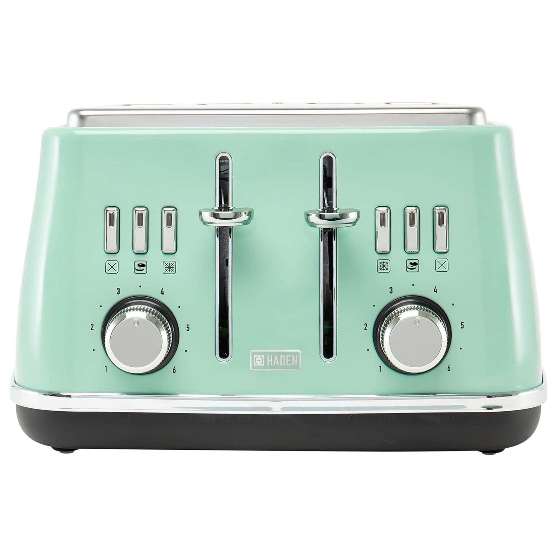 Haden Cotswold 4-Slice Wide Slot Toaster, Sage - 75100