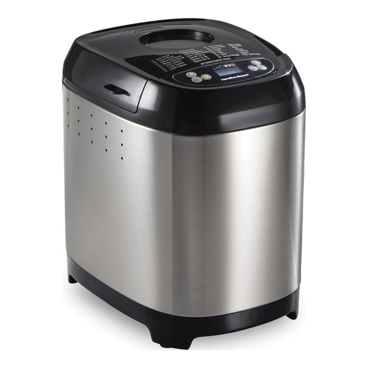 Hamilton Beach Artisan Dough & Bread Maker, 14 Settings, Stainless Steel Machine, 2 lb. capacity