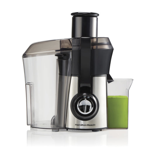 Hamilton Beach Big Mouth Pro 800 Watt Juice Extractor, Gray and Die-Cast Metal, Model 67608A