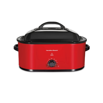 Hamilton Beach Electric Roaster Oven, Stainless Steel Finish with Black Accents, 22 Quarts, 32215G