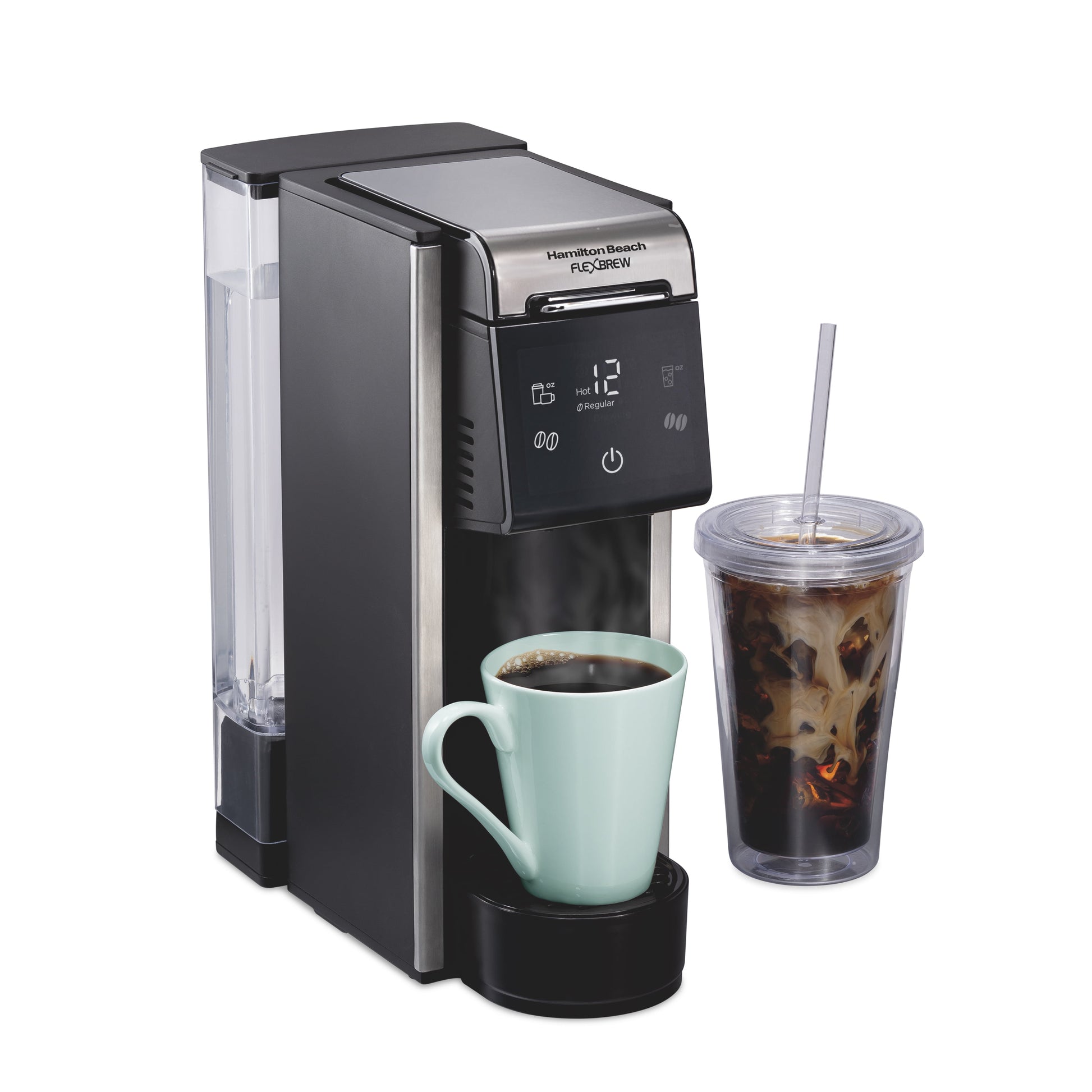 Hamilton Beach FlexBrew Advanced 4-in-1 Coffee Maker, Removable 45 oz. Water Reservoir, 49925