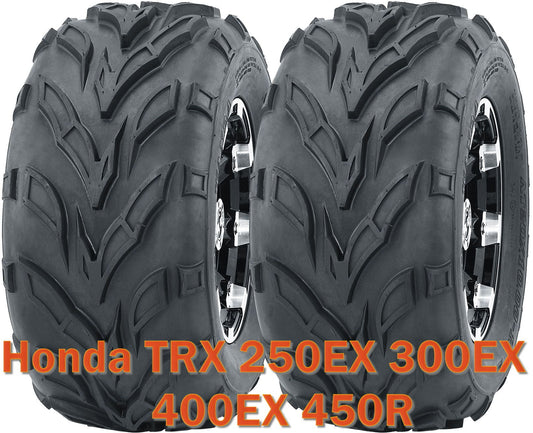 Honda TRX 250EX 300EX 400EX 450R ATV front tires set 22x7-10 22x7x10