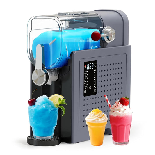 No Ice Needed, 88oz Frozen Drink & Soft Serve Ice Cream Machine. Slushy Machine For Home with LED Display, One-Touch Reservation & 6 Pre-set Programs for Frozen Margaritas, Frappés