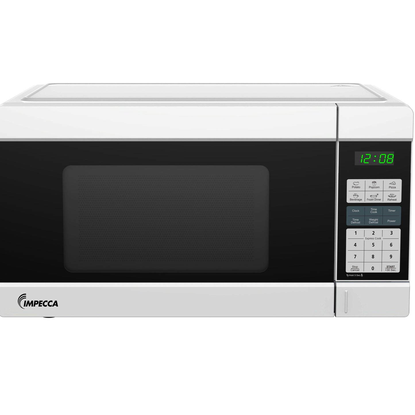 Impecca 1.1 CU FT Microwave Oven - White