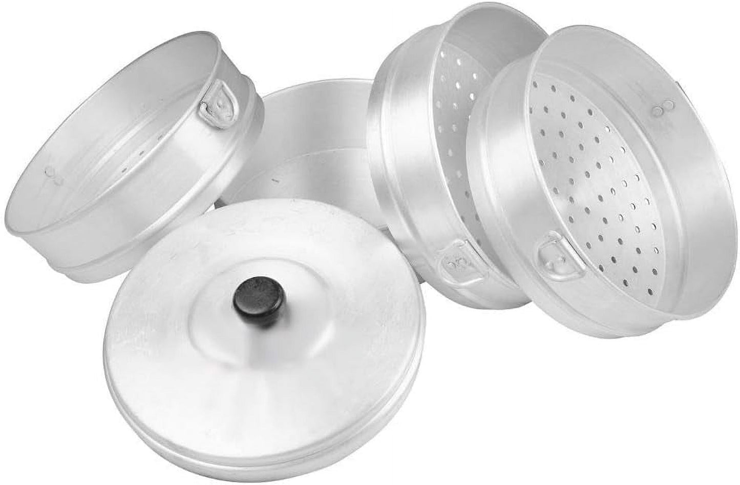 Indian Traditional Premium Aluminium Momos Steamer Medium Size, No 9, 8 ltrs Capacity - Fastest Delivery with DHL By Radhna