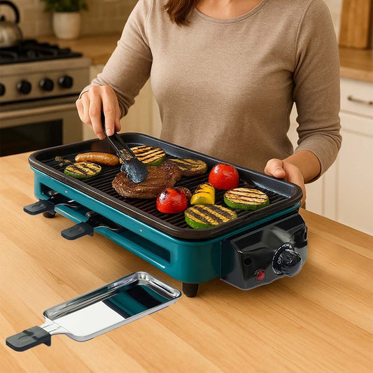 Indoor Smokeless Electric Grill – Perfect for Apartments & Small Spaces
