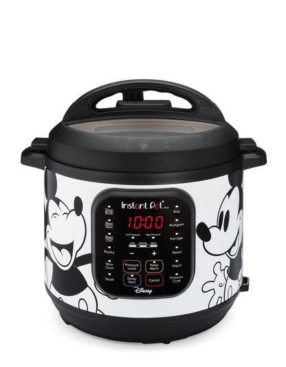 Instant Pot 6-Quart Duo Electric Pressure Cooker, 7-in-1 Yogurt Maker, Food Steamer, Slow Cooker, Rice Cooker & More, Disney Mickey Mouse, White