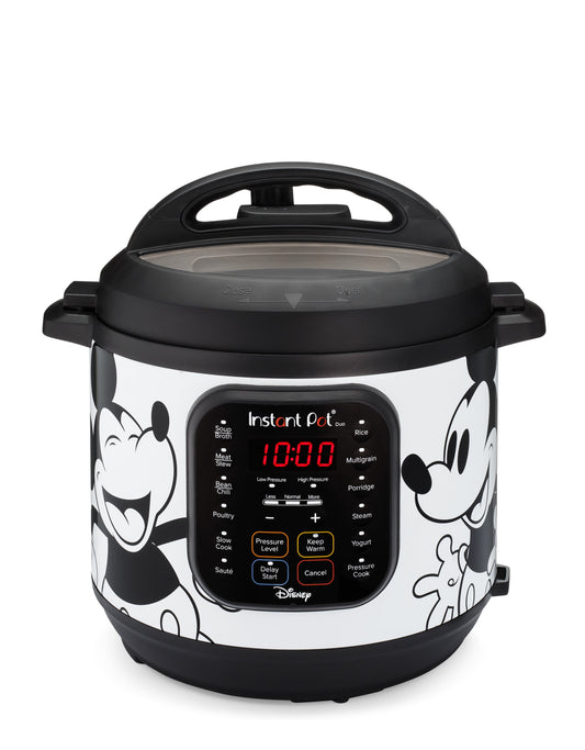 Instant Pot 6-Quart Duo Electric Pressure Cooker, 7-in-1 Yogurt Maker, Food Steamer, Slow Cooker, Rice Cooker & More, Disney Mickey Mouse, White
