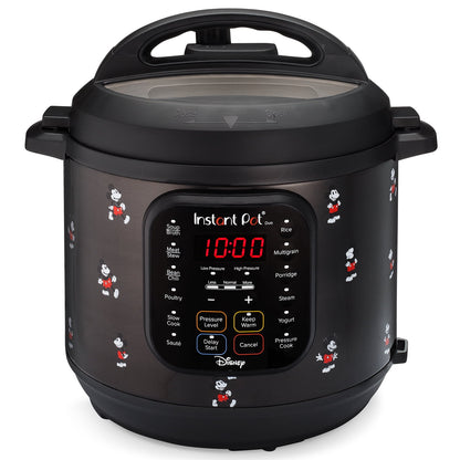 Instant Pot 6-Quart Duo Electric Pressure Cooker, 7-in-1 Yogurt Maker, Food Steamer, Slow Cooker, Rice Cooker & More, Disney Mickey Mouse, White