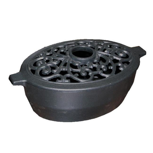 John Wright 31955 Large Filigree Steamer - Black Matte
