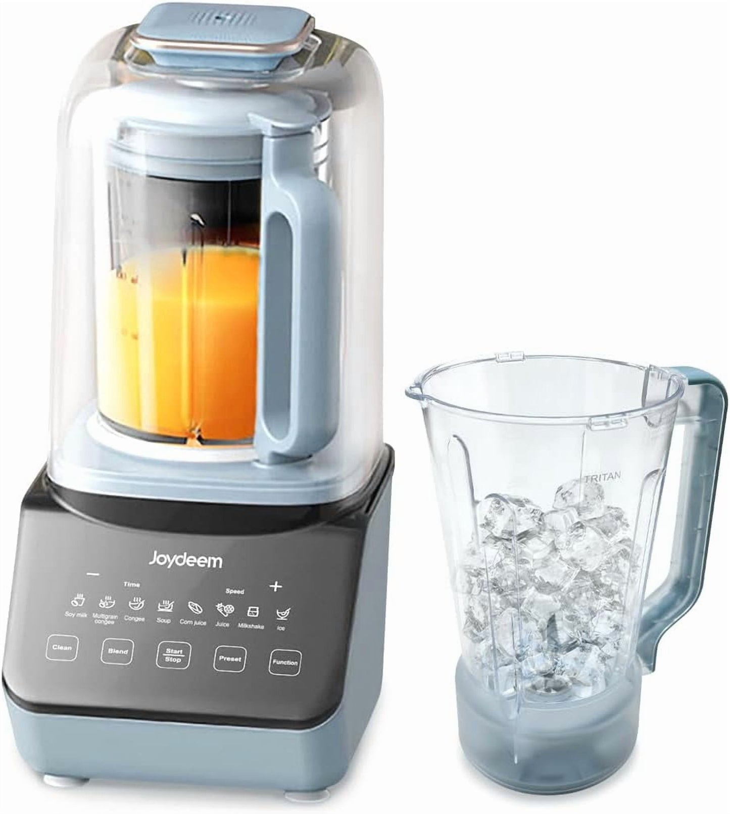 Joydeem Soymilk Maker Machine with Soundproof Shield, Hot and Cold Blender for Soymilk, Juice, Milkshake and Soup, Low Noise Cooking Blender, 1.75L Capacity, JD-J09