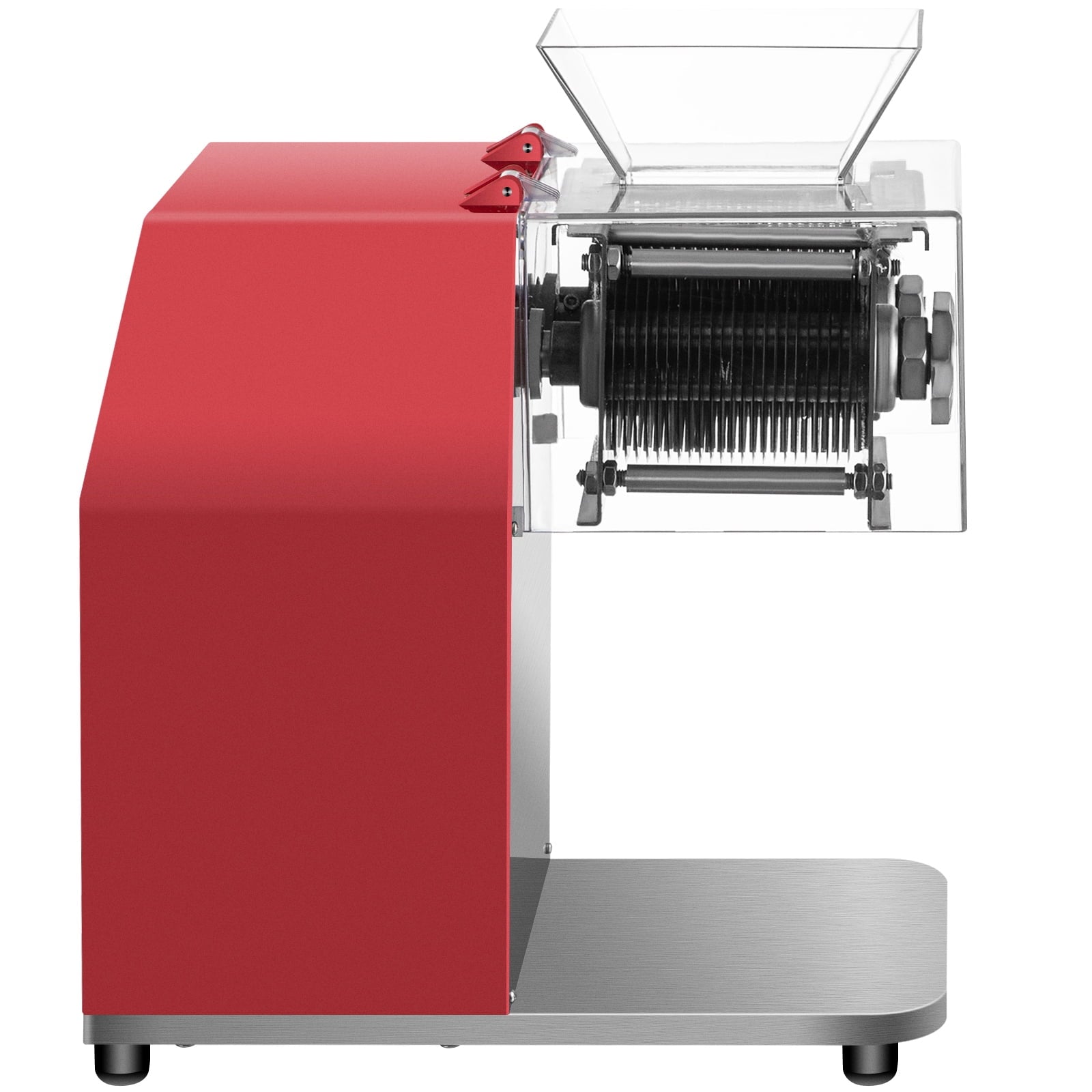 KFFKFF Industrial Meat Slicing Equipment, 551 Lbs/H 850W Meat Dicing Device, 3.5mm Blade Electric Meat Slicer, Stainless Steel Culinary Food Chopper, Suitable for Kitchen Supermarket Lamb Beef