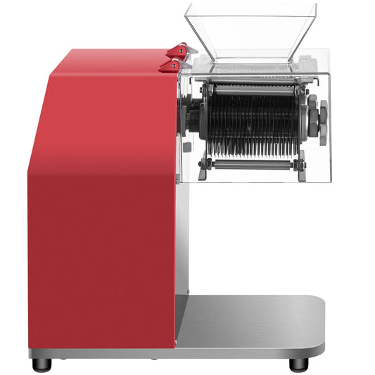 KFFKFF Industrial Meat Slicing Equipment, 551 Lbs/H 850W Meat Dicing Device, 3.5mm Blade Electric Meat Slicer, Stainless Steel Culinary Food Chopper, Suitable for Kitchen Supermarket Lamb Beef
