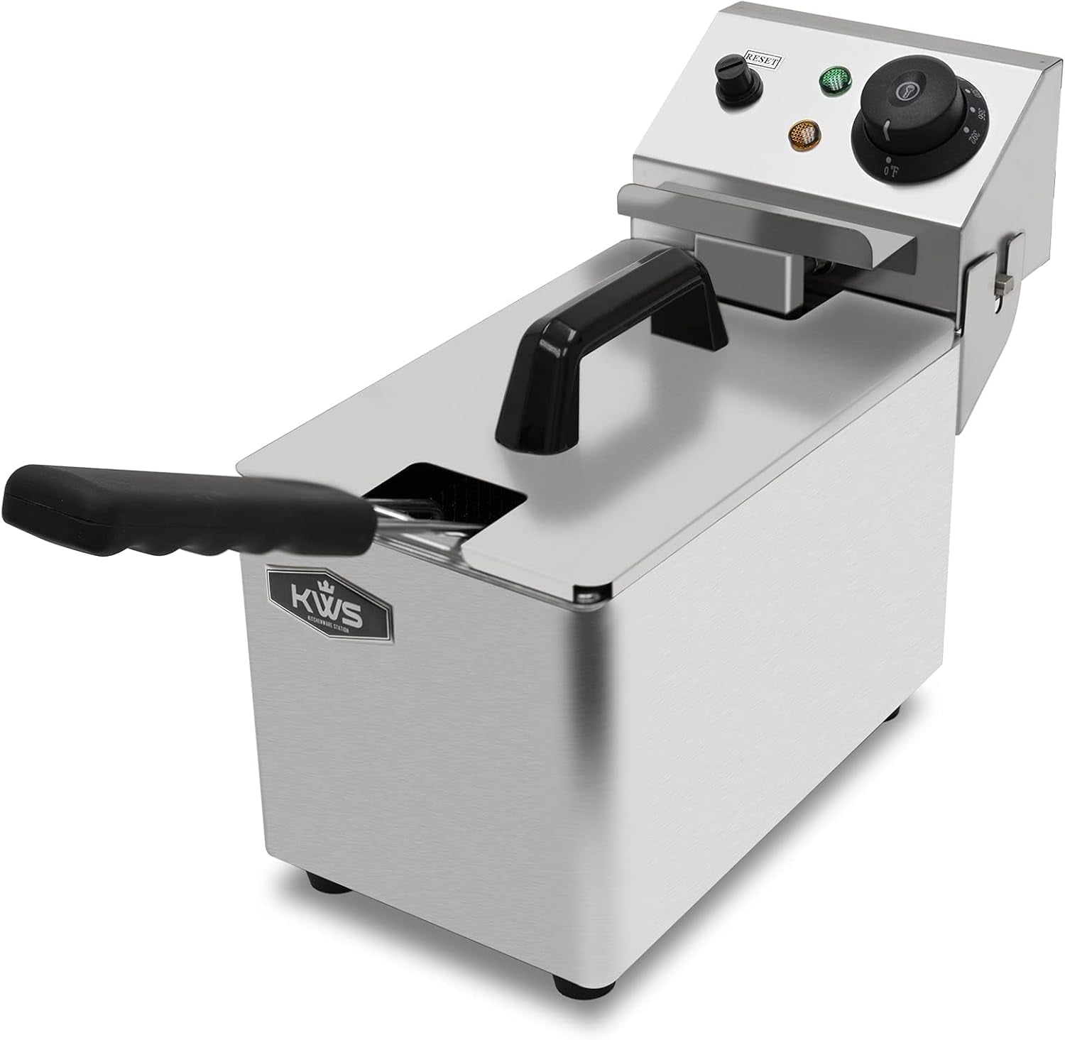 KWS Electric Compact Deep Fryer Stainless Steel for Home User (DY-3 | 3L | 1700W)