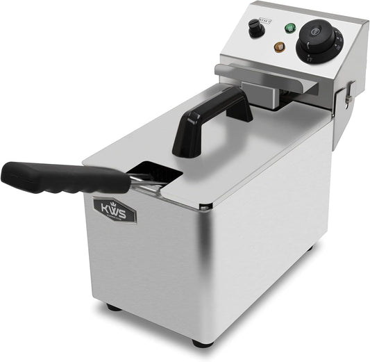 KWS Electric Compact Deep Fryer Stainless Steel for Home User (DY-3 | 3L | 1700W)
