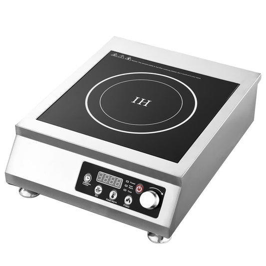 Kalkiam Induction Hot Plate 110V Stainless Steel Sturdy Professional Induction Stove with LED Display 4200W Commercial Grade Strong Load Bearing Induction Cooker for Caravan astonishing