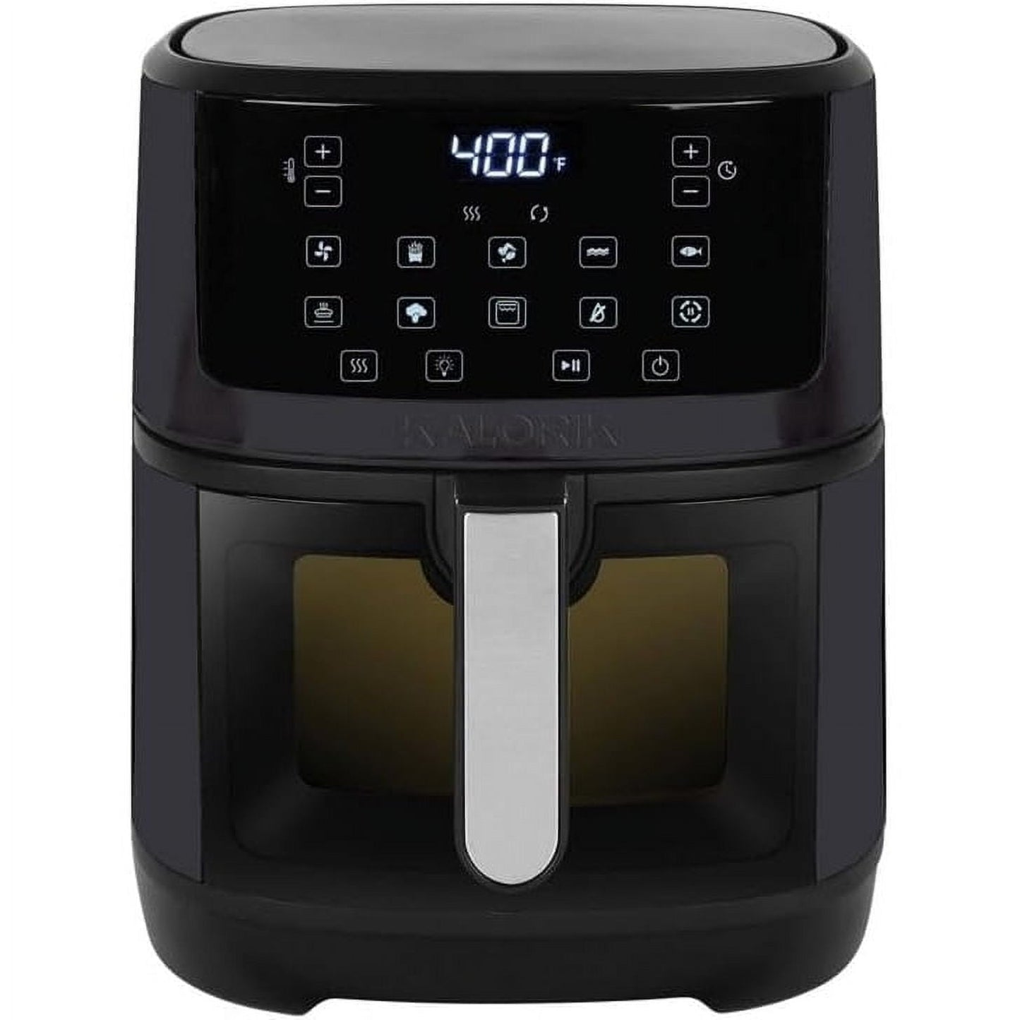 Kalorik 7 Quart Touchscreen Air Fryer with Window, in Black Steel (FT 52324 BK)