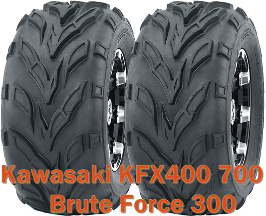 Kawasaki KFX400 700 Brute Force 300 ATV front tires set 22x7-10 22x7x10