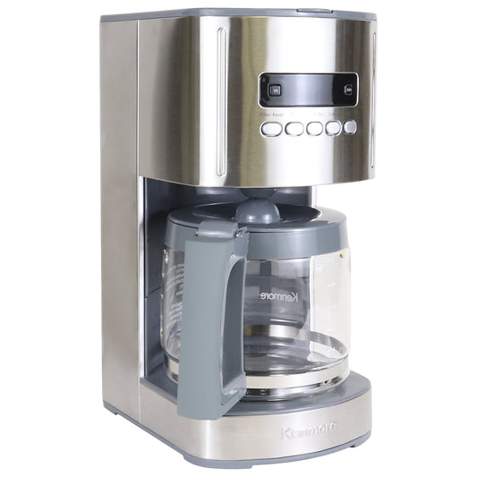 Kenmore Aroma Control Programmable 12-cup Coffee Maker, Gray/Stainless