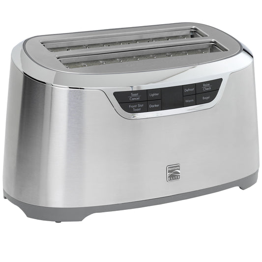 Kenmore Elite 4 Slice Toaster with Auto Lift, Digital Controls, Silver