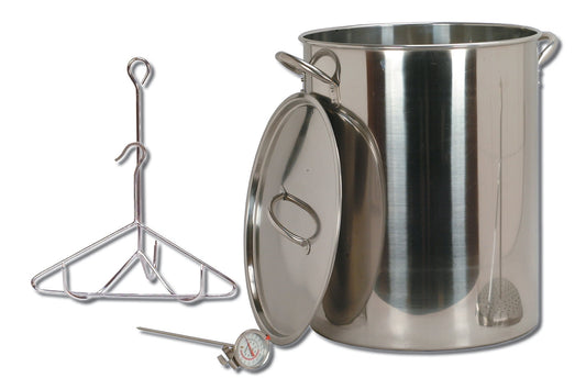 King Kooker Stainless Steel Turkey Fry Pot 30 Qt. Stainless Steel Turkey Pot