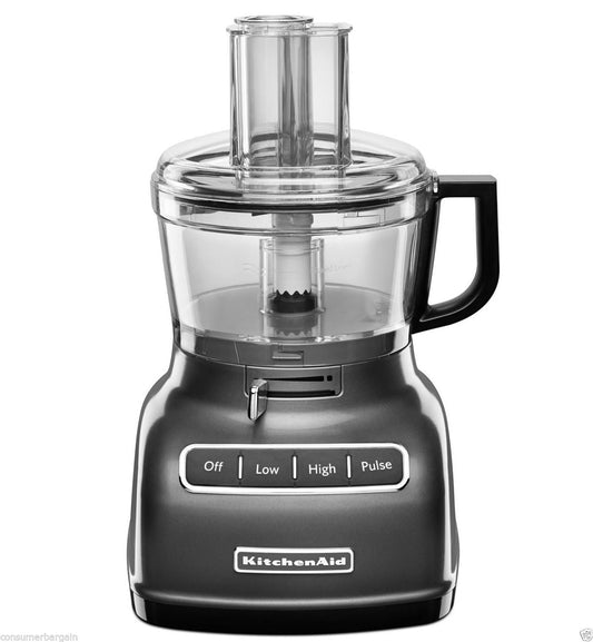 Open Box KitchenAid KFP0722QG 7-Cup Food Processor with Exact Slice System
