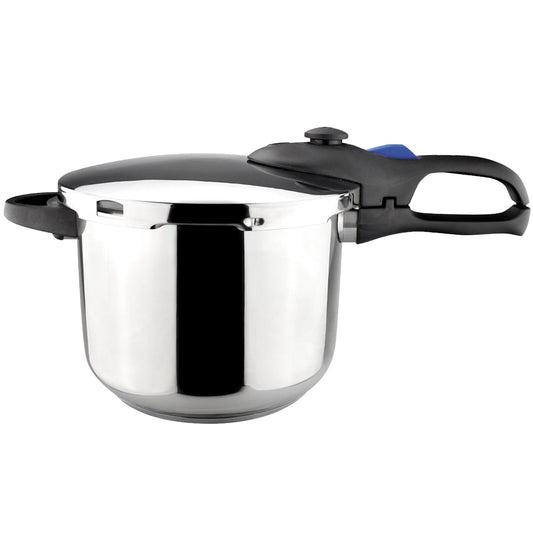 Magefesa Favorit 6.3-Quart Stainless Steel Pressure Cooker, Fast Cooking, Induction & All-Stove Compatible
