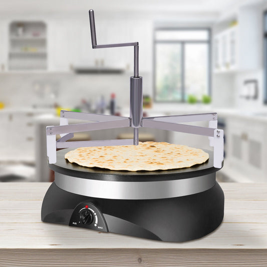 Miumaeov Commercial Crepe Maker 40cm Electric Crepe Maker