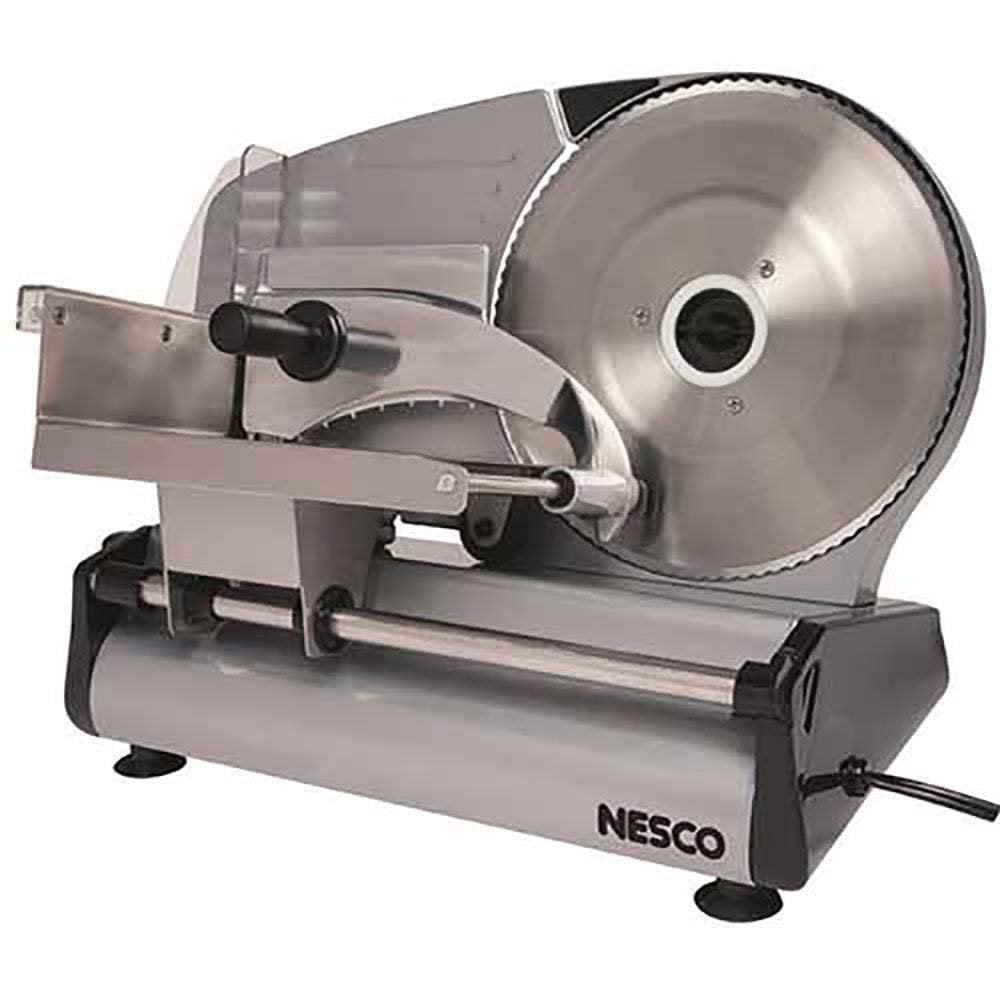 NESCO Stainless Steel Food Slicer Adjustable Thickness, 8.7",Silver