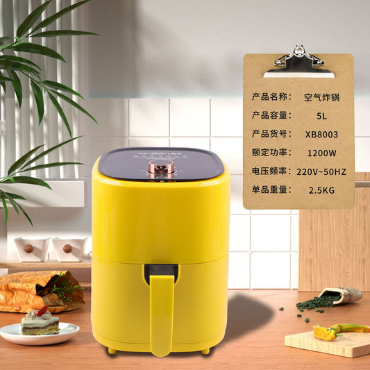 New 5L electric fryer with large capacity, intelligent and multi-purpose