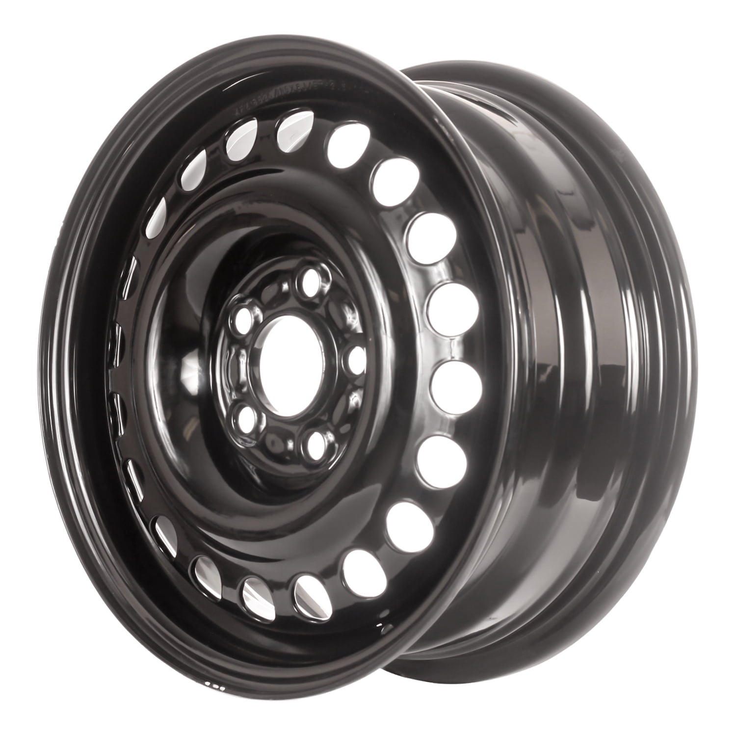 New Aftermarket  Painted Black Steel Wheel 15 x 6 2T1Z1007A 20 Hole Style fits 2010-2013 Ford Transit Connect