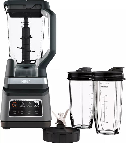 Ninja0 - Professional Plus Blender DUO with Auto-IQ - Black/Stainless Steel