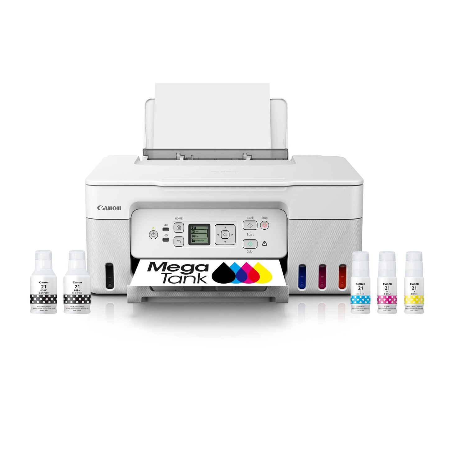 PIXMA G3270 MegaTank Inkjet Printer - White