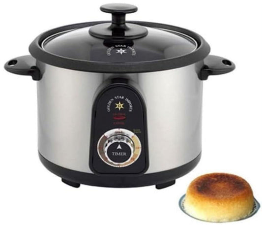 Persian Afghani Tahdig Crispy Automatic Rice Cooker Maker Non Stick Glass Top 14 Cups