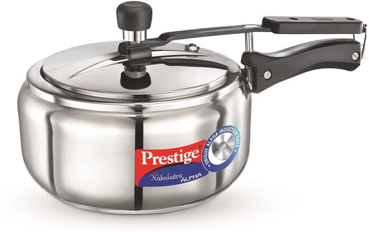 Prestige Nakshatra Alpha Stainless Steel Pressure Cooker, 3.5 Litres (PRN3.5)
