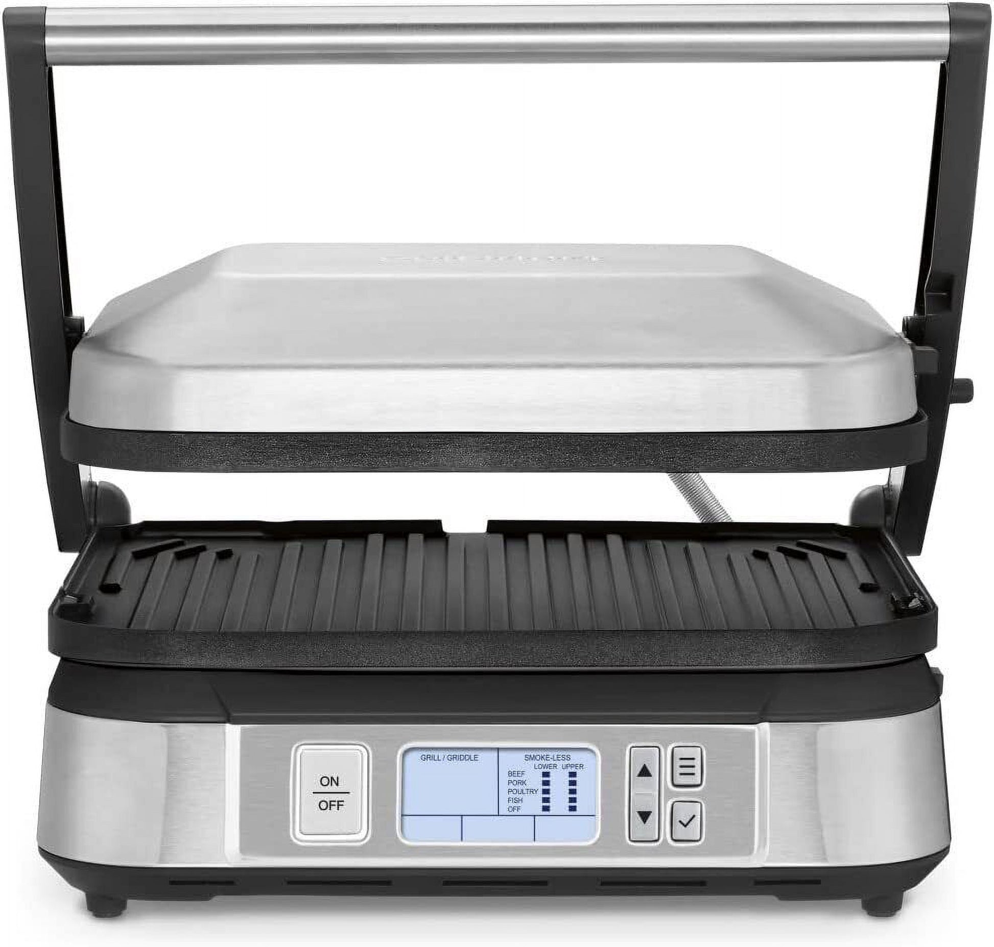 Restored Cuisinart GR-6SFR Smoke-Less Mode Contact Griddler (Refurbished)